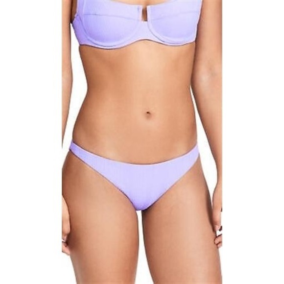NWOT L*Space XL Camacho Classic Bikini Swim Bottom Amethyst Purple 124587 - Picture 3 of 5